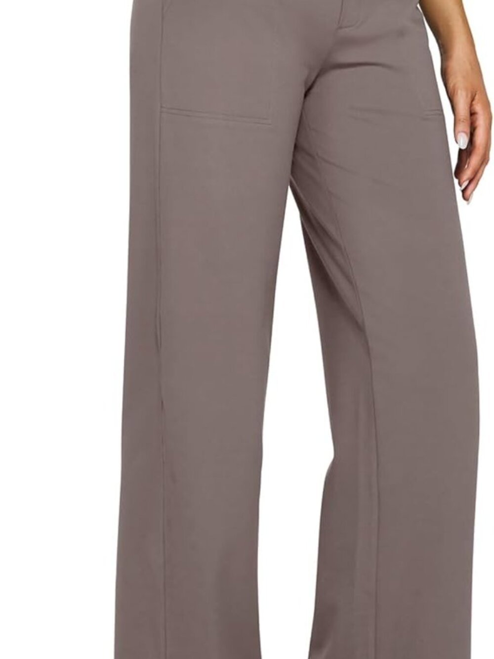 G4Free EverGoing Yoga Pants Women Wide Leg Pants with Pockets High Waist Stretch
